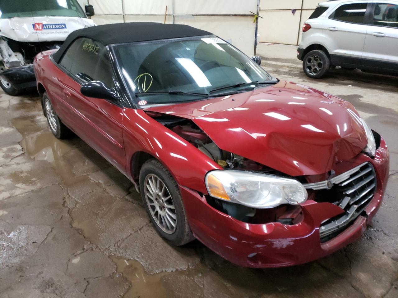 CHRYSLER SEBRING LX 2004 with VIN 1C3EL55R04N105037 - Photo from auction