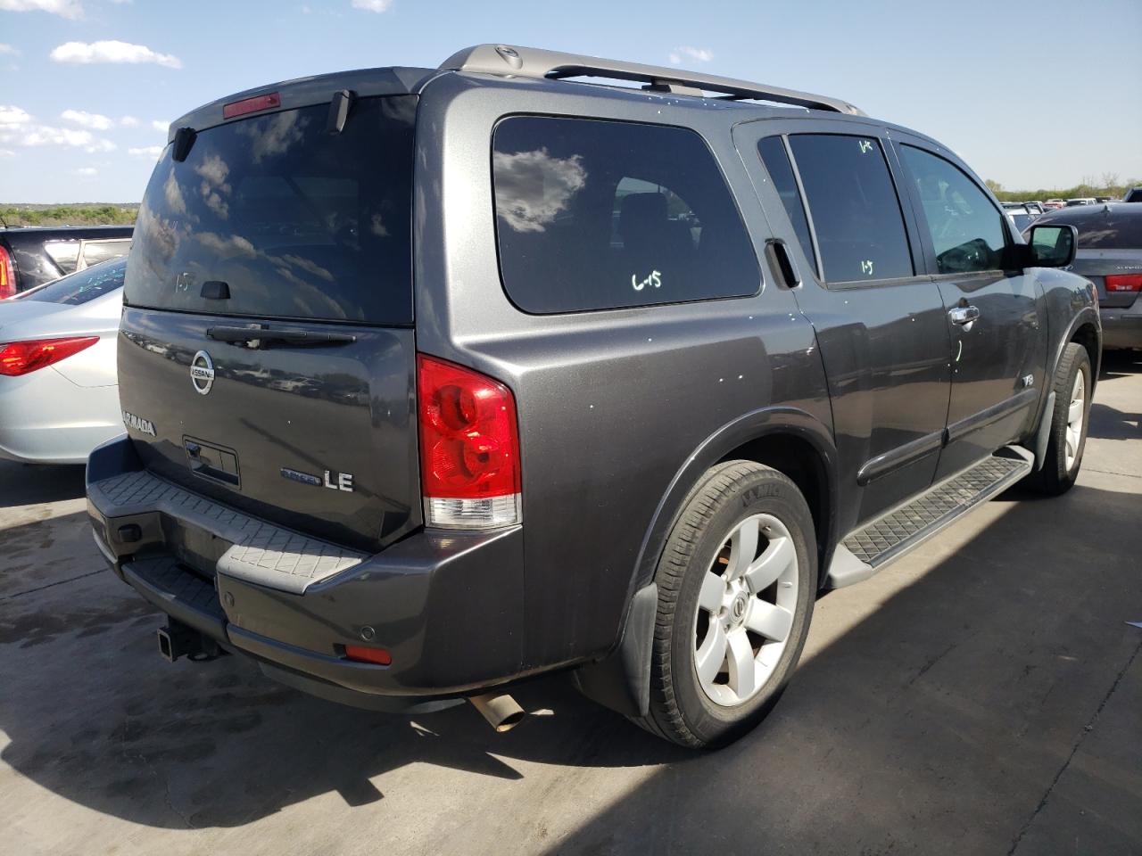 Photo 4 from auction – 2008 NISSAN ARMADA SE with VIN 5N1BA08D48N612533