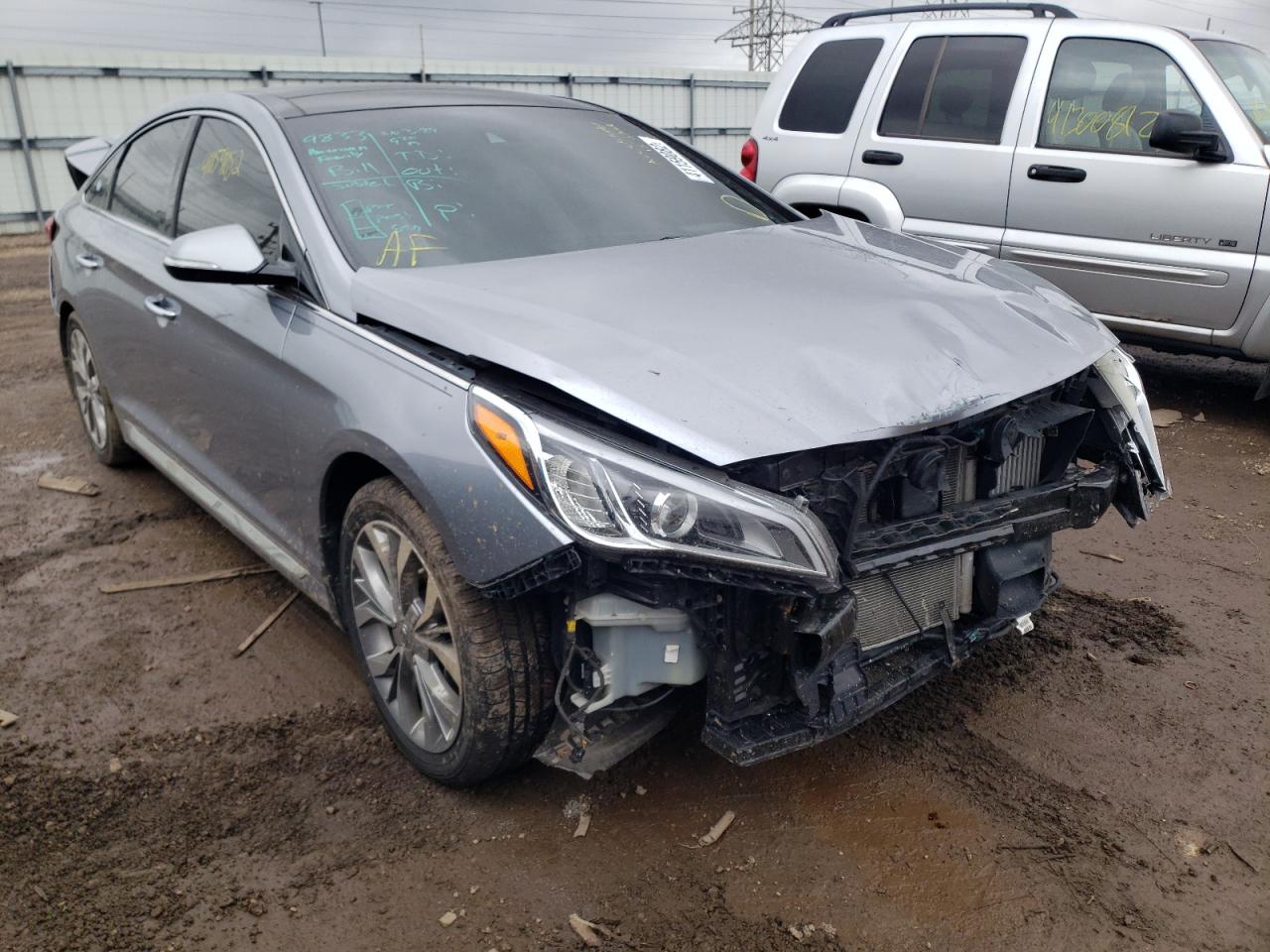 HYUNDAI SONATA SPO 2015 with VIN 5NPE34AB4FH165047 - Photo from auction