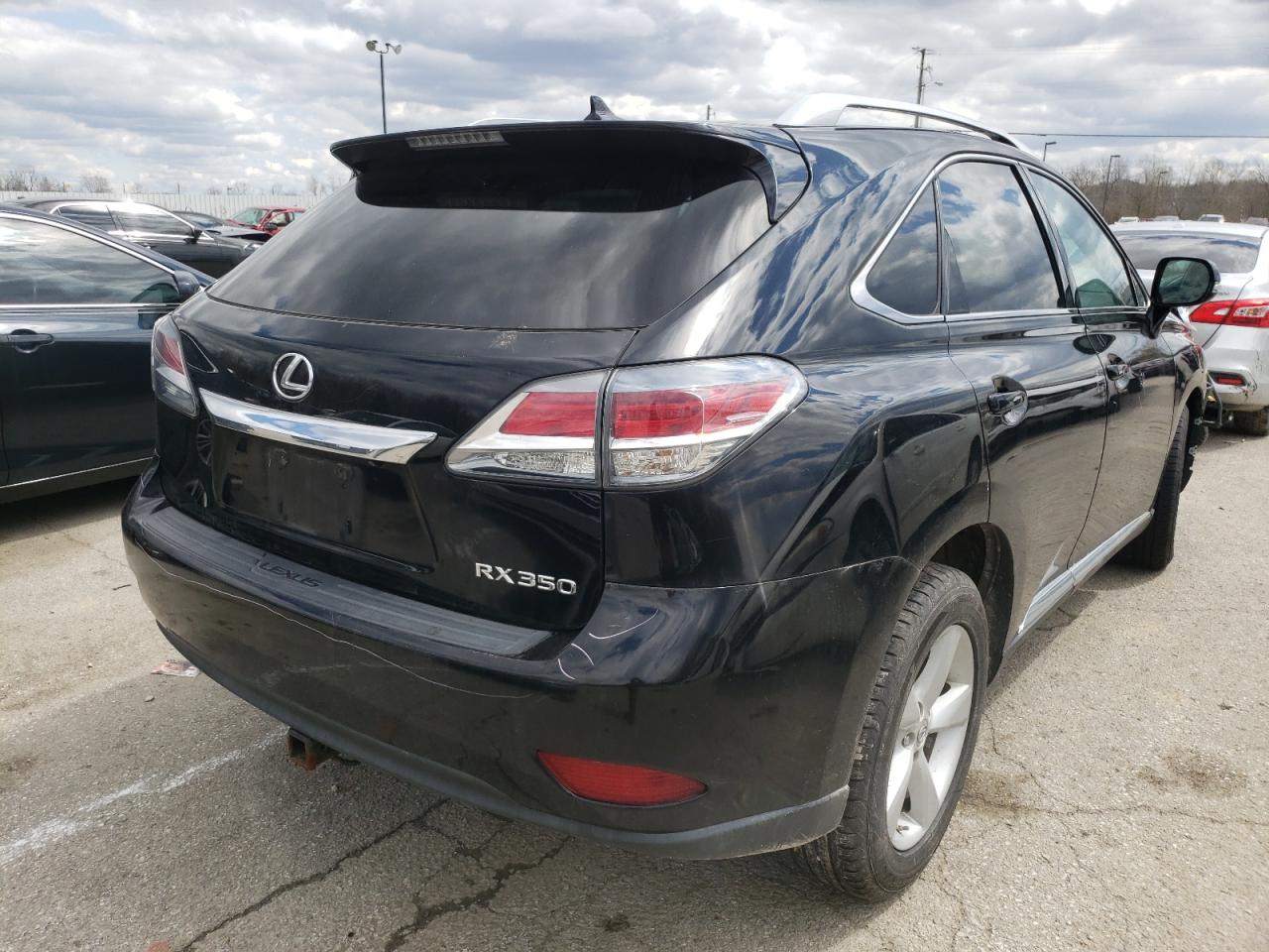 Photo 4 from auction – 2013 LEXUS RX 350 BAS with VIN 2T2BK1BA3DC160508