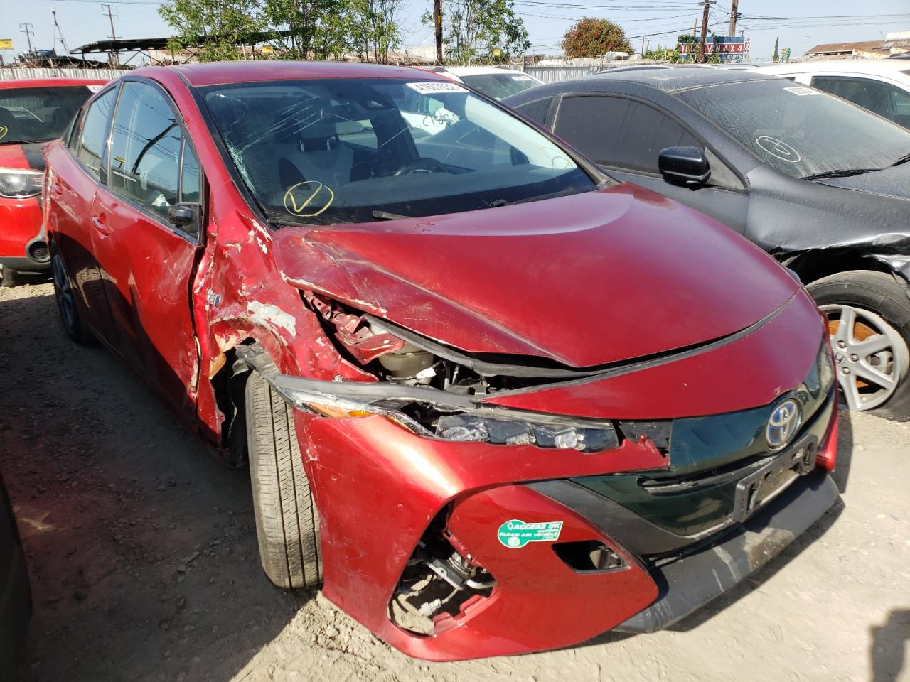 TOYOTA PRIUS PRIM 2017 with VIN JTDKARFP8H3065736 - Photo from auction