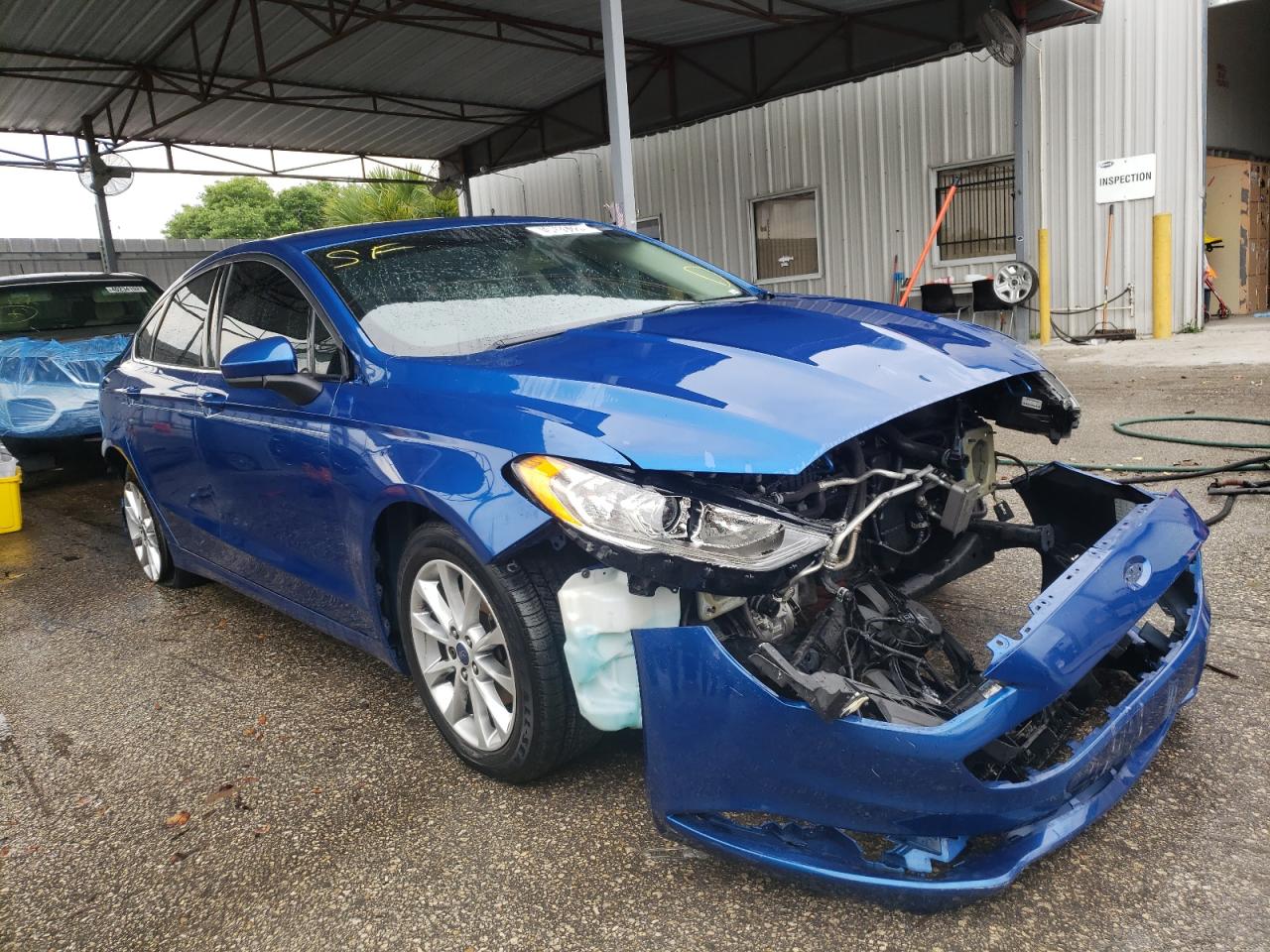 FORD FUSION SE 2017 with VIN 3FA6P0H75HR170105 - Photo from auction