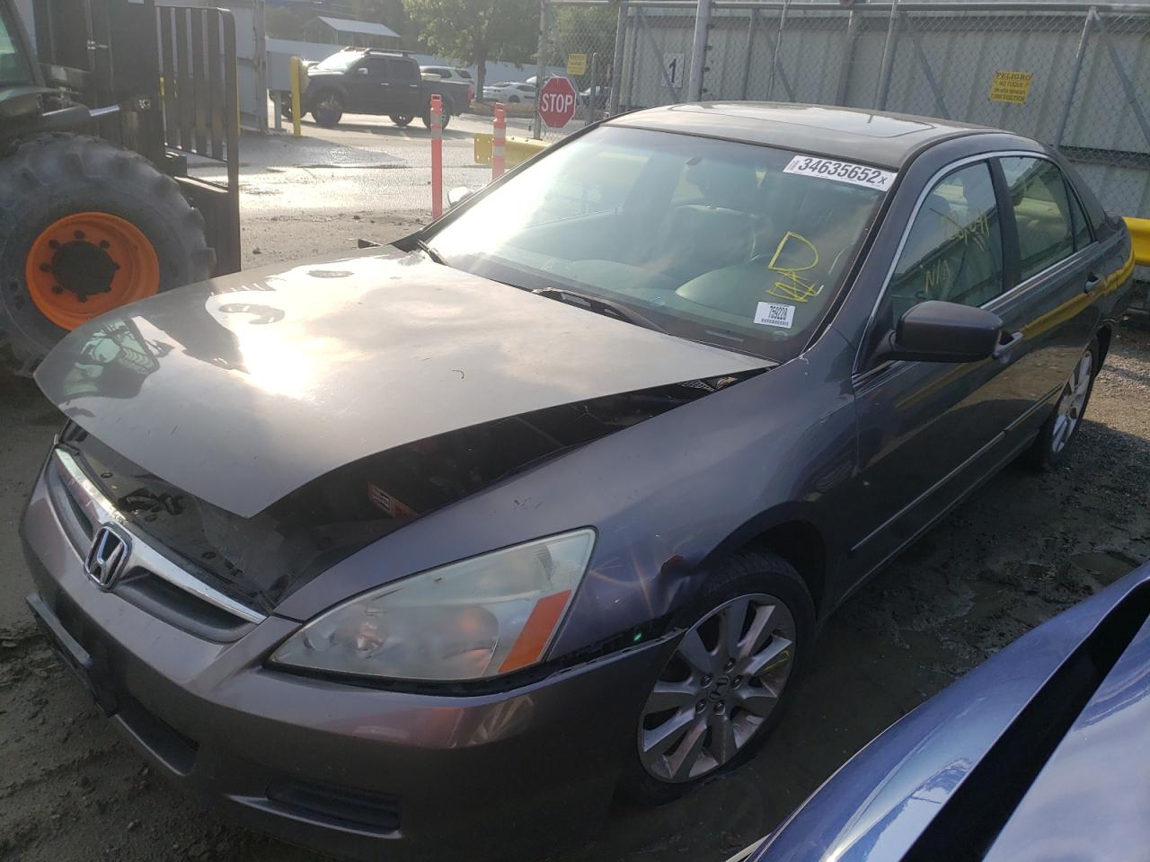 Photo 2 from auction – 2007 HONDA ACCORD EX with VIN 1HGCM66517A011909