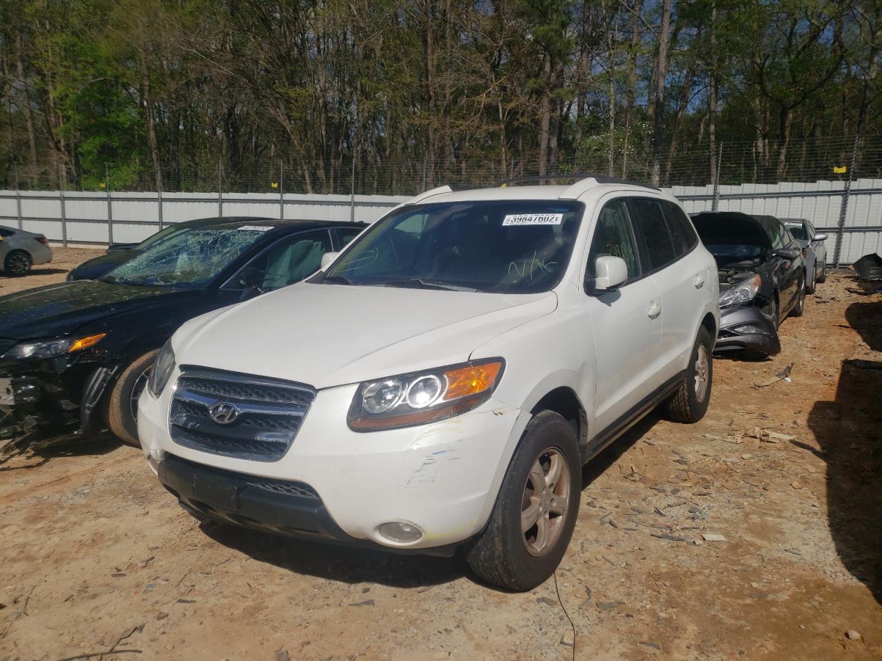 Photo 2 from auction – 2007 HYUNDAI SANTA FE G with VIN 5NMSG13D27H083773