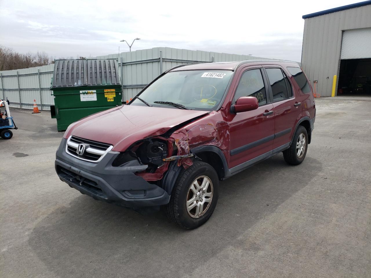Photo 2 from auction – 2002 HONDA CR-V EX with VIN SHSRD78892U002552