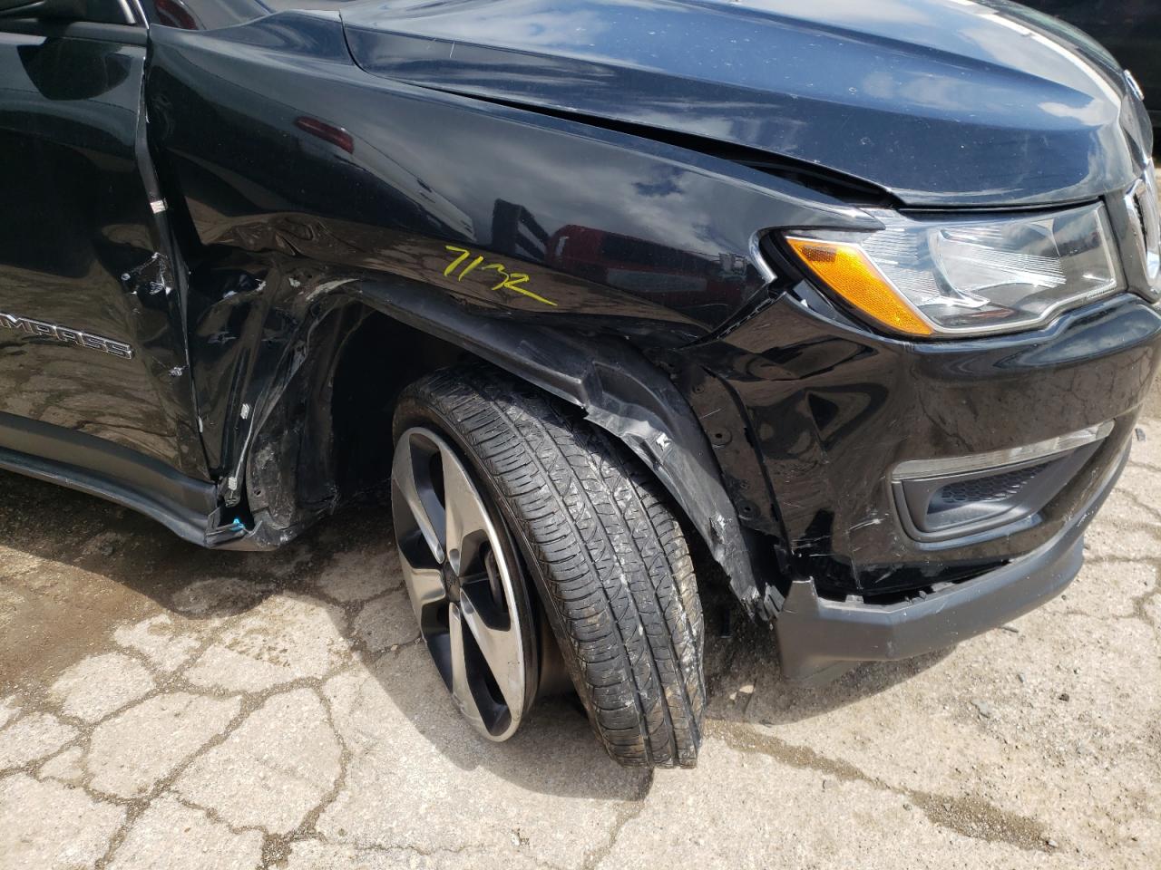 Photo 9 from auction – 2018 JEEP COMPASS LA with VIN 3C4NJDBB8JT313830