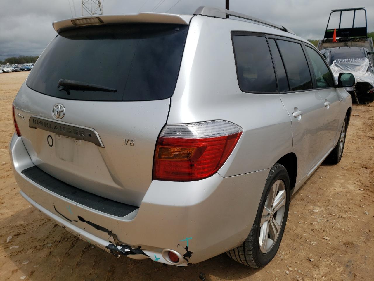 Photo 4 from auction – 2008 TOYOTA HIGHLANDER with VIN JTEDS43A982005071
