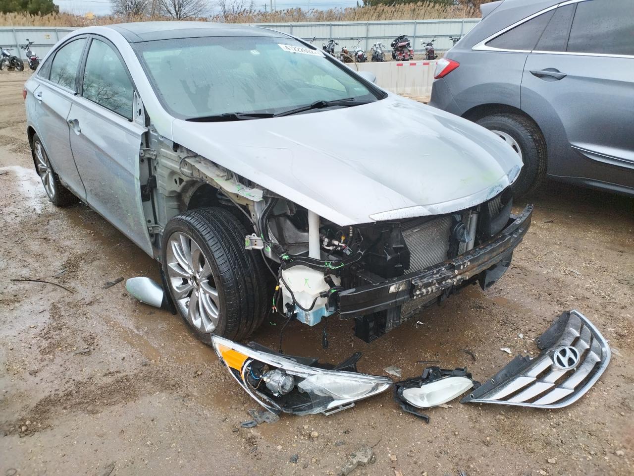 HYUNDAI SONATA SE 2012 with VIN 5NPEC4AB6CH399041 - Photo from auction