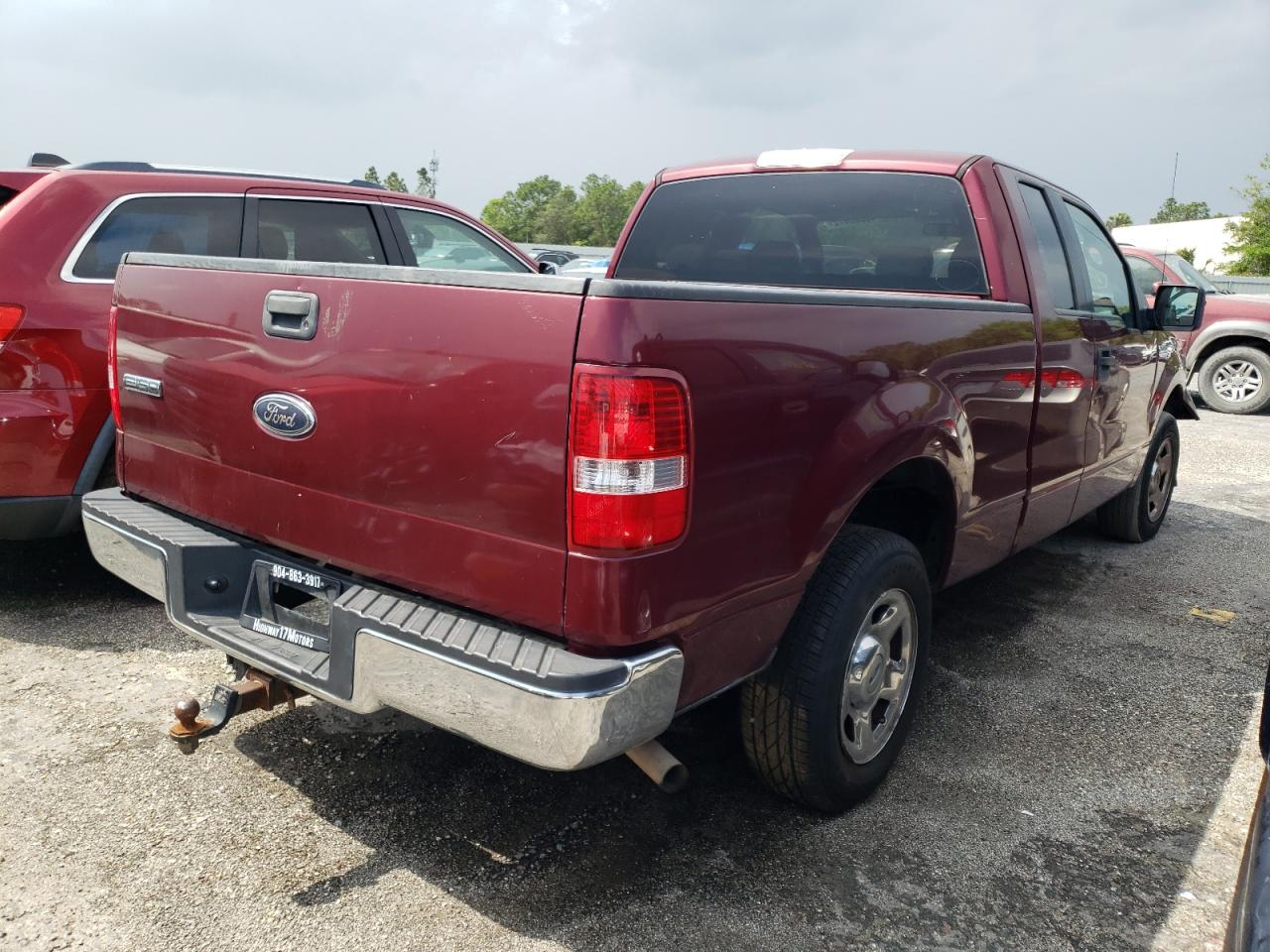 Photo 4 from auction – 2005 FORD F150 with VIN 1FTPX12545NB18779