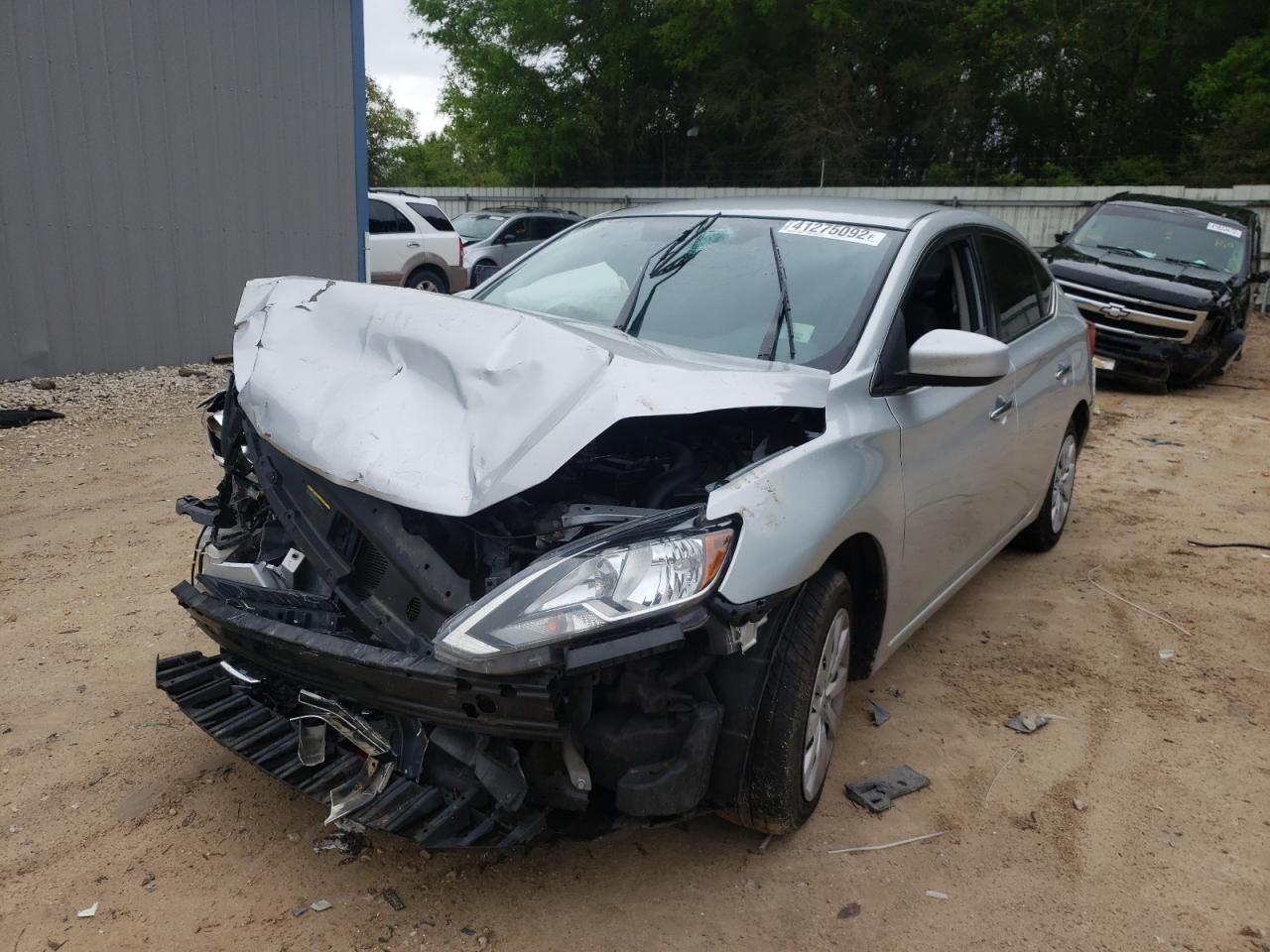 Photo 2 from auction – 2017 NISSAN SENTRA S with VIN 3N1AB7AP3HL681517