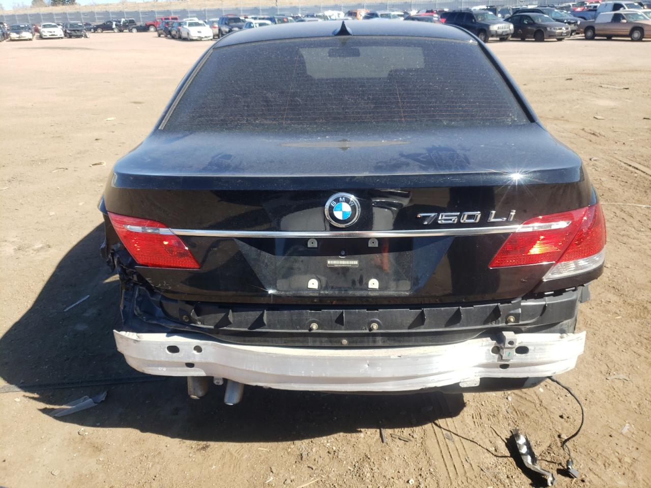 Photo 9 from auction – 2007 BMW 750 with VIN WBAHN83557DT73612