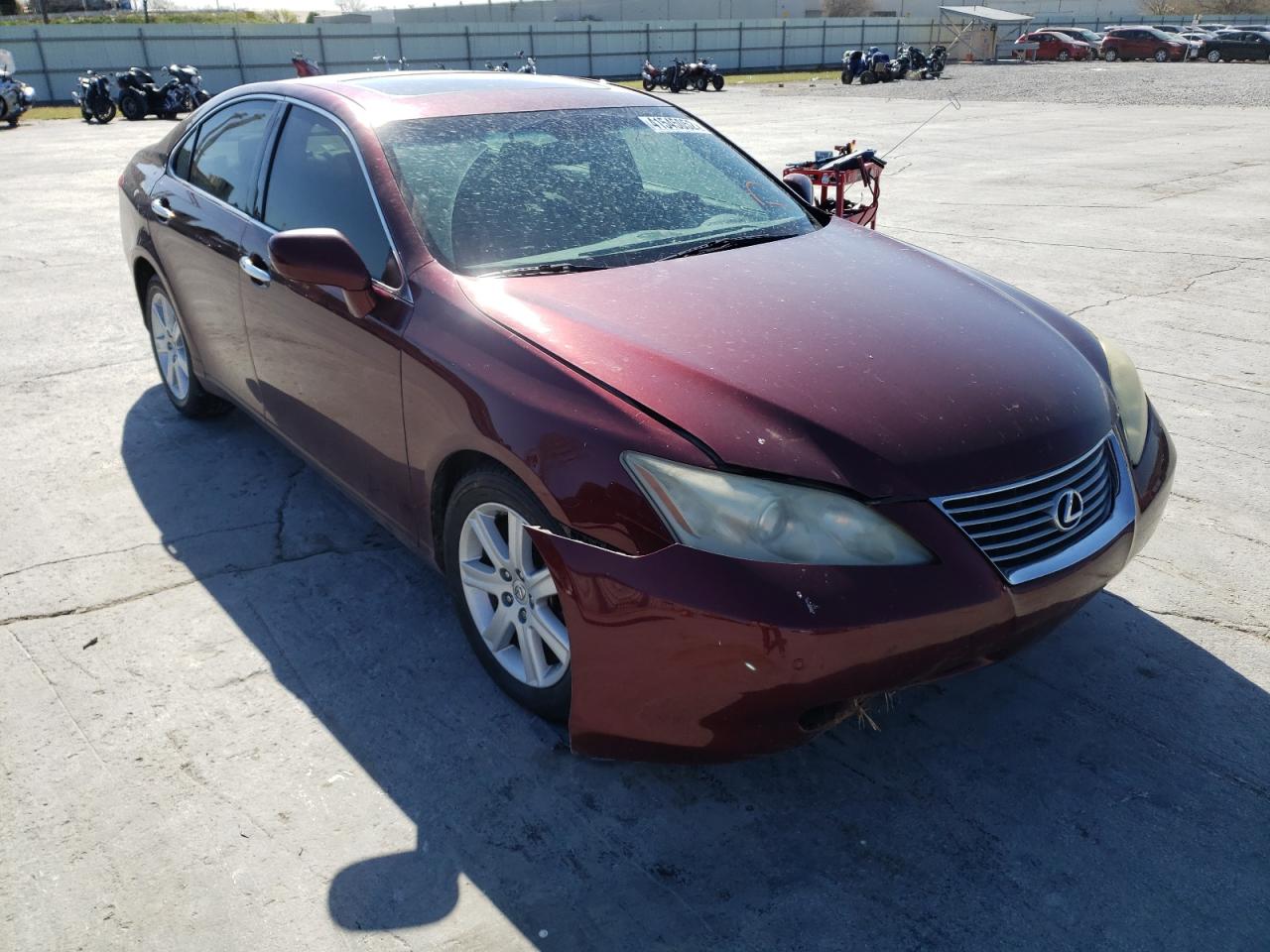 LEXUS ES 350 2008 with VIN JTHBJ46G982264673 - Photo from auction