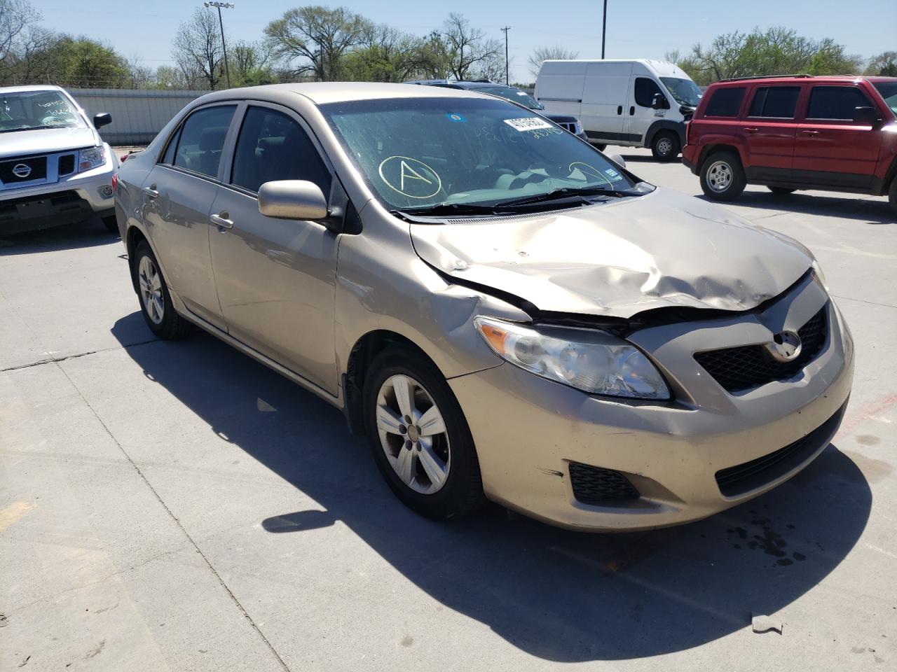 TOYOTA COROLLA BA 2010 with VIN 1NXBU4EE5AZ283185 - Photo from auction
