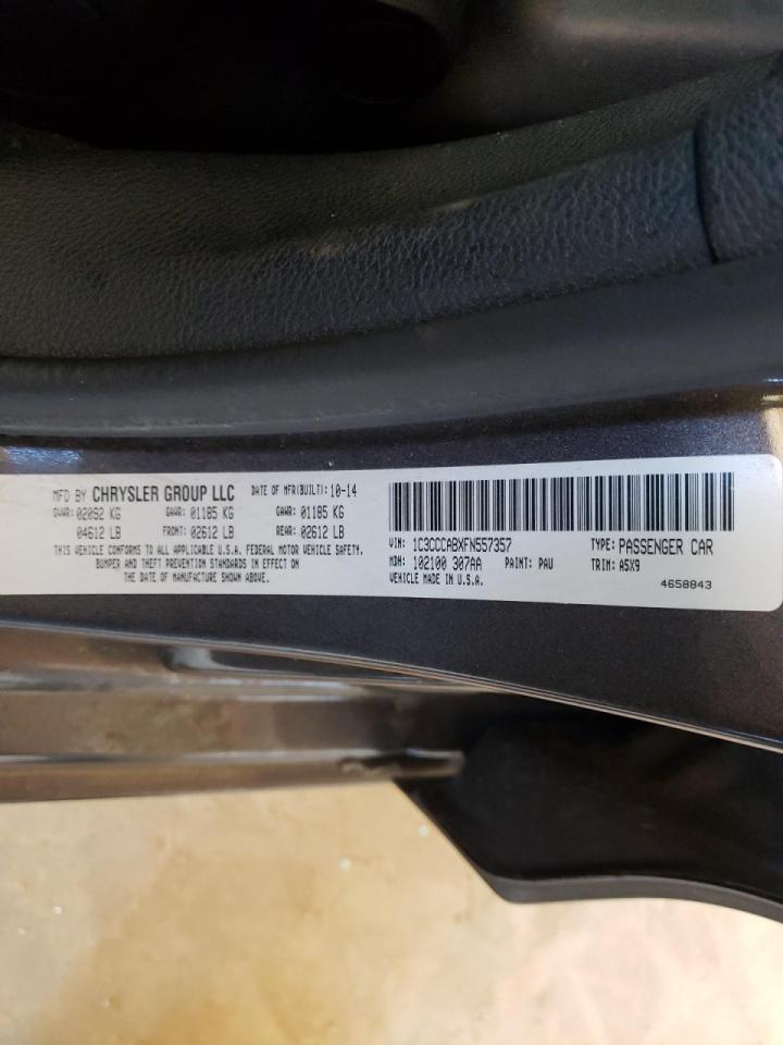 Photo 10 from auction – 2015 CHRYSLER 200 LIMITE with VIN 1C3CCCABXFN557357