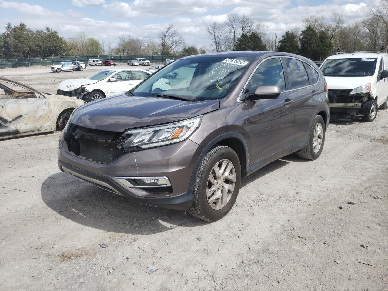 Photo 2 from auction – 2015 HONDA CR-V EX with VIN 2HKRM3H59FH503213