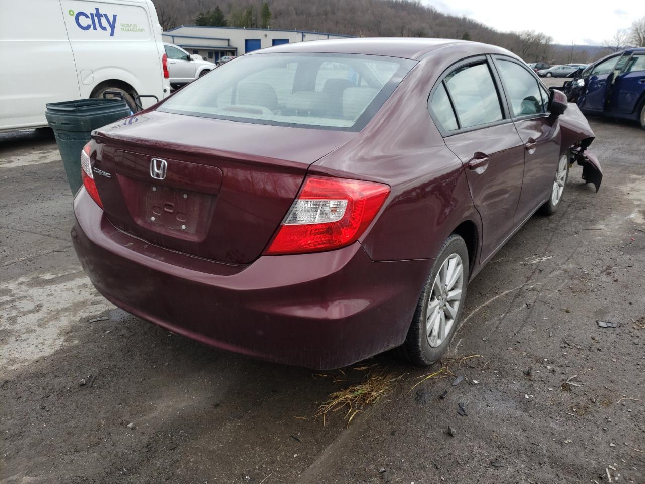 Photo 4 from auction – 2012 HONDA CIVIC EXL with VIN 2HGFB2F93CH532124
