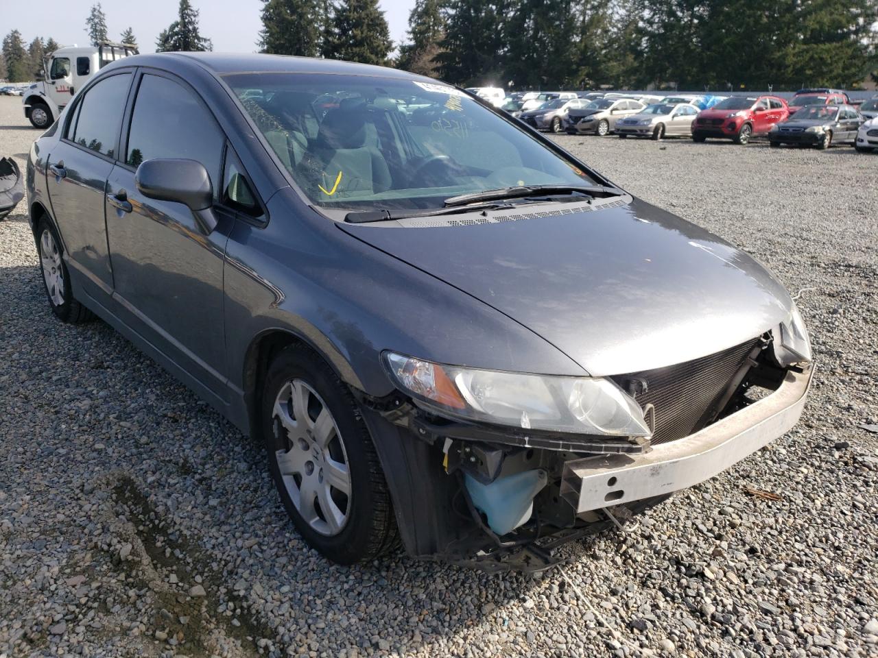 HONDA CIVIC LX 2010 with VIN 19XFA1F50AE001626 - Photo from auction