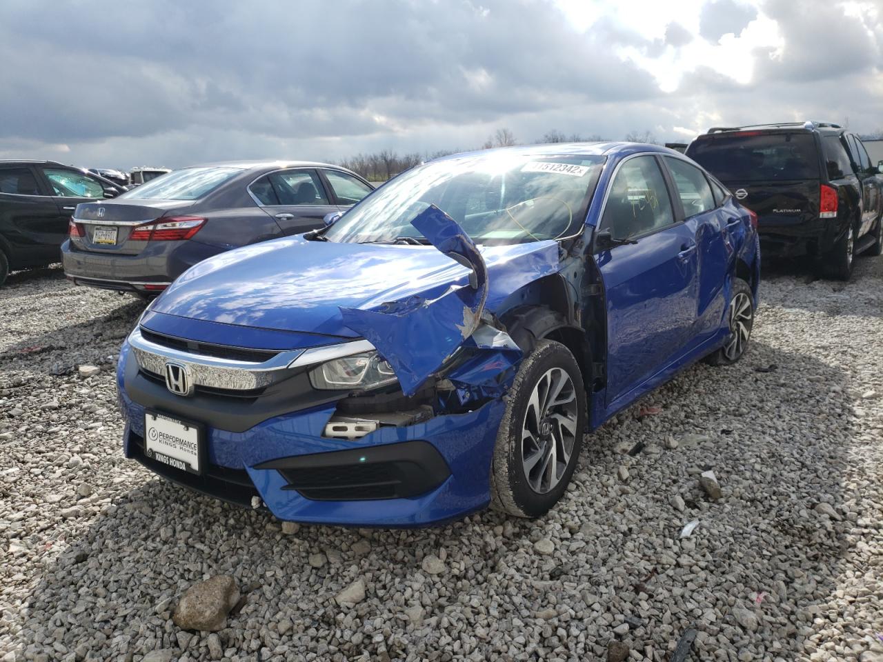 Photo 2 from auction – 2016 HONDA CIVIC EX with VIN 19XFC2F70GE077342