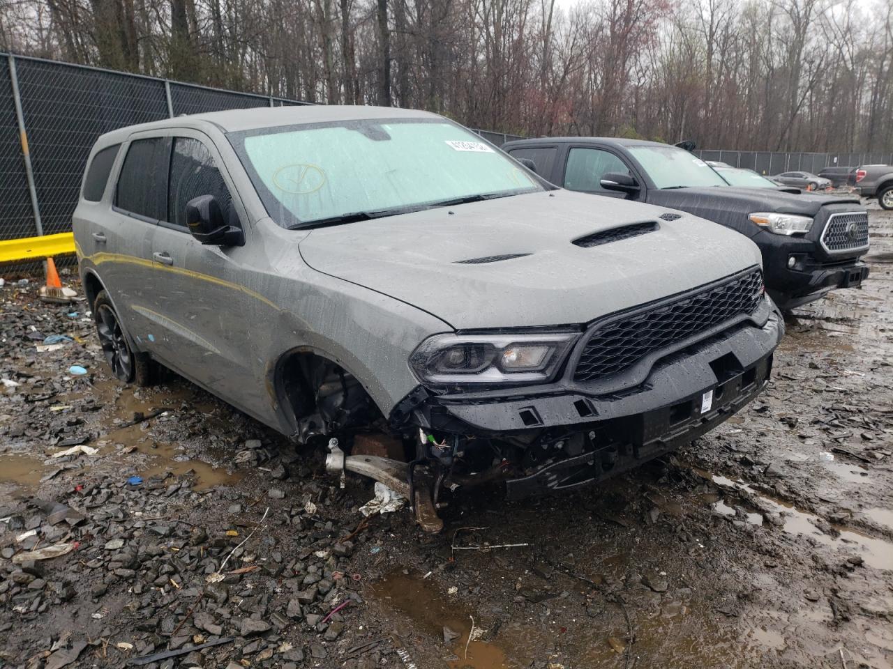 DODGE DURANGO GT 2021 with VIN 1C4RDJDG0MC627374 - Photo from auction