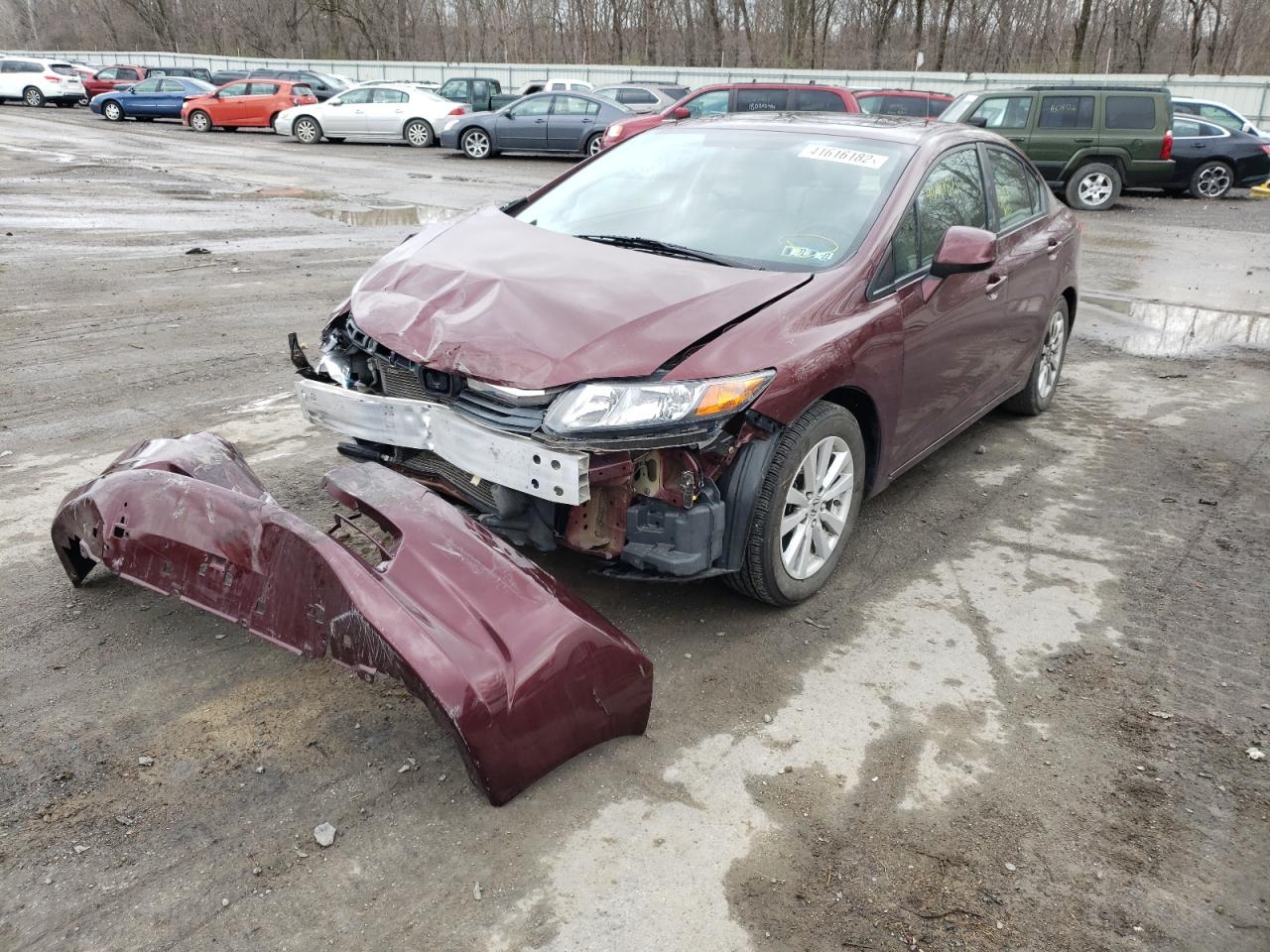 صورة رقم 2 من المزاد - 2012 HONDA CIVIC EXL مع VIN 2HGFB2F93CH532124