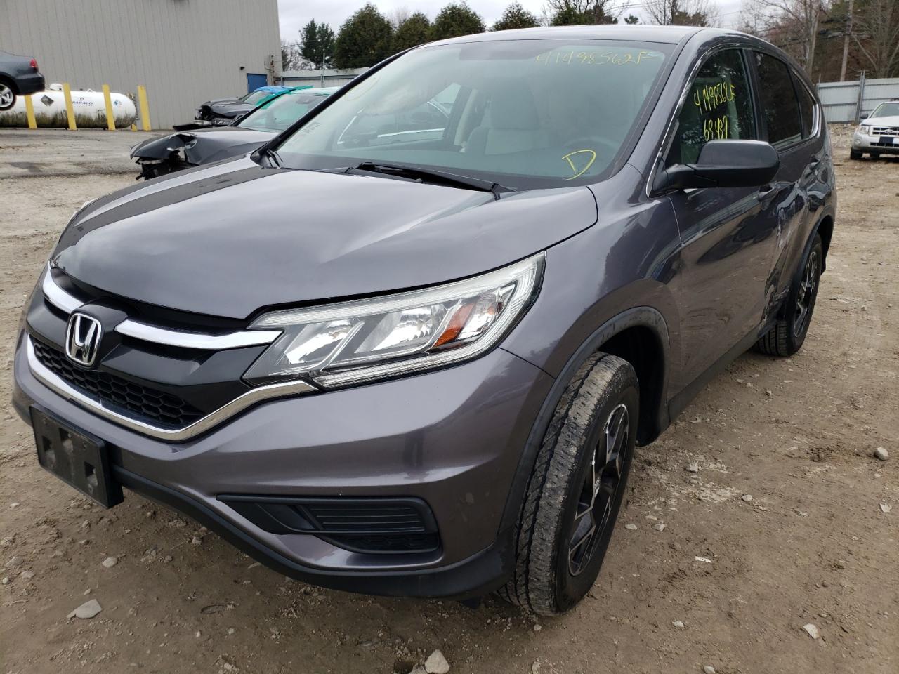 Photo 2 from auction – 2016 HONDA CR-V SE with VIN 5J6RM4H41GL037166
