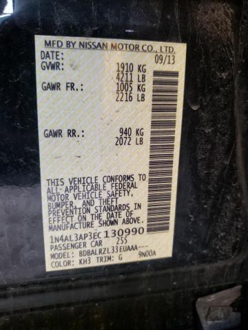 Photo 10 from auction – 2014 NISSAN ALTIMA with VIN 1N4AL3AP3EC130990