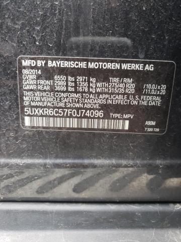 Photo 10 from auction – 2015 BMW X5 XDRIVE5 with VIN 5UXKR6C57F0J74096