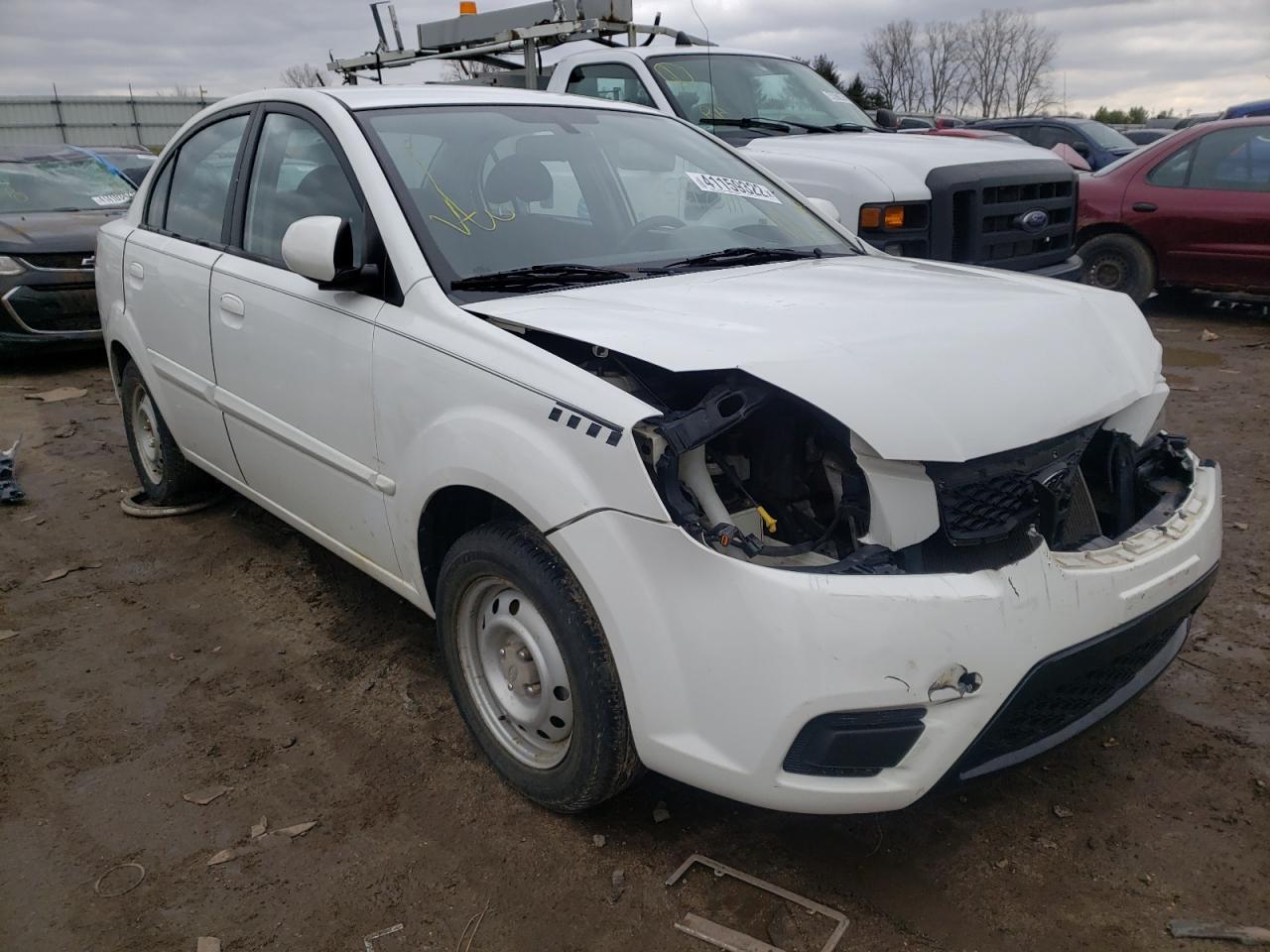 KIA RIO BASE 2011 with VIN KNADH4A37B6751345 - Photo from auction