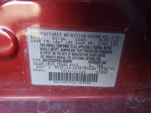 Photo 10 from auction – 2015 NISSAN VERSA NOTE with VIN 3N1CE2CP2GL403920