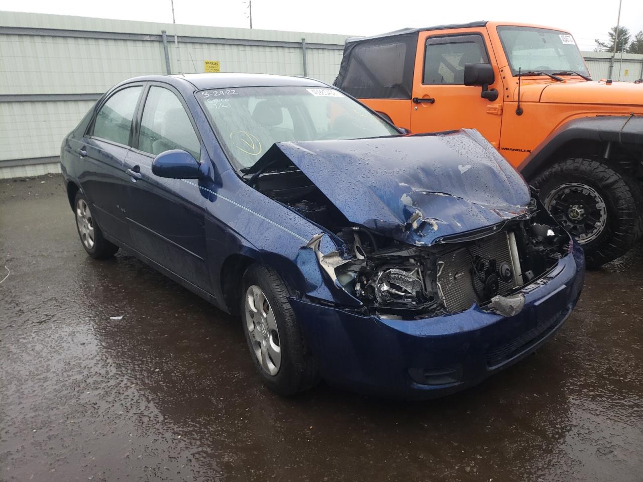 Photo 1 from auction – 2007 KIA SPECTRA EX with VIN KNAFE121275420649