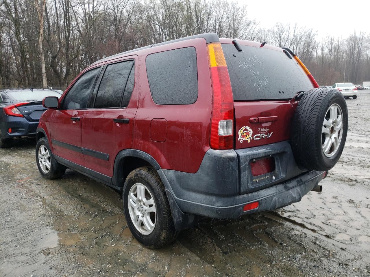 Photo 3 from auction – 2002 HONDA CR-V EX with VIN JHLRD78832C054864