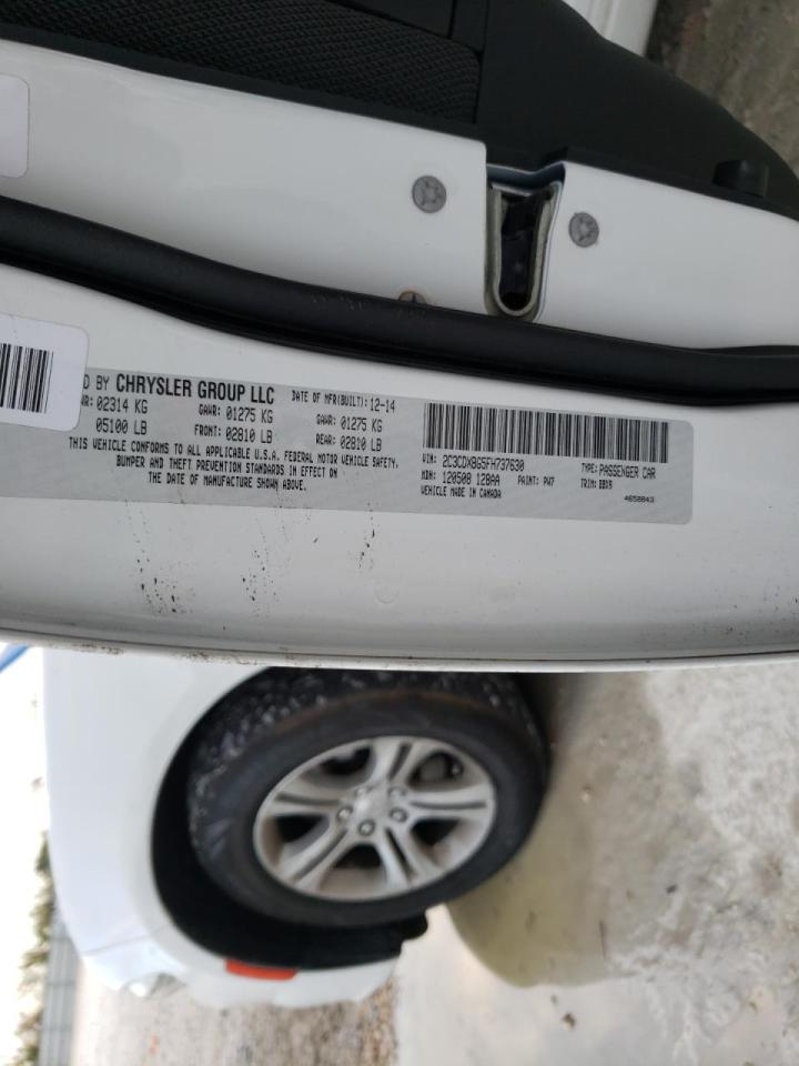 Photo 10 from auction – 2015 DODGE CHARGER SE with VIN 2C3CDXBG5FH737630