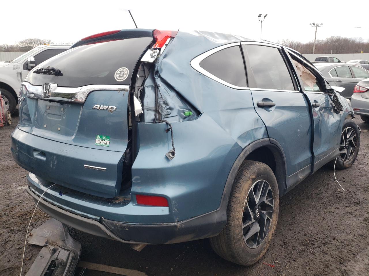 Photo 4 from auction – 2016 HONDA CR-V SE with VIN 5J6RM4H47GL070799