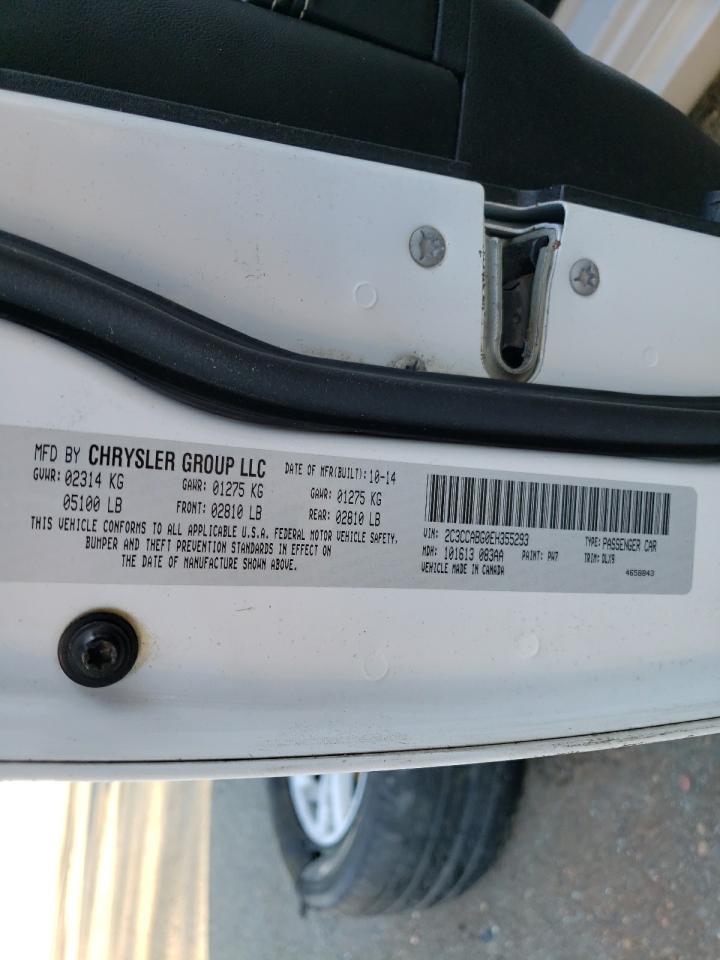 Photo 10 from auction – 2014 CHRYSLER 300 S with VIN 2C3CCABG0EH355293