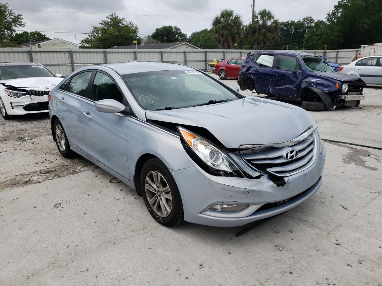 HYUNDAI SONATA GLS 2013 with VIN 5NPEB4AC9DH692199 - Photo from auction