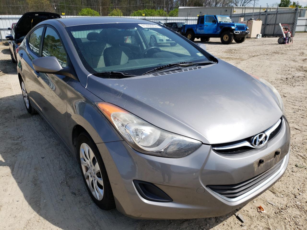 HYUNDAI ELANTRA 2013 with VIN 5NPDH4AE1DH193067 - Photo from auction