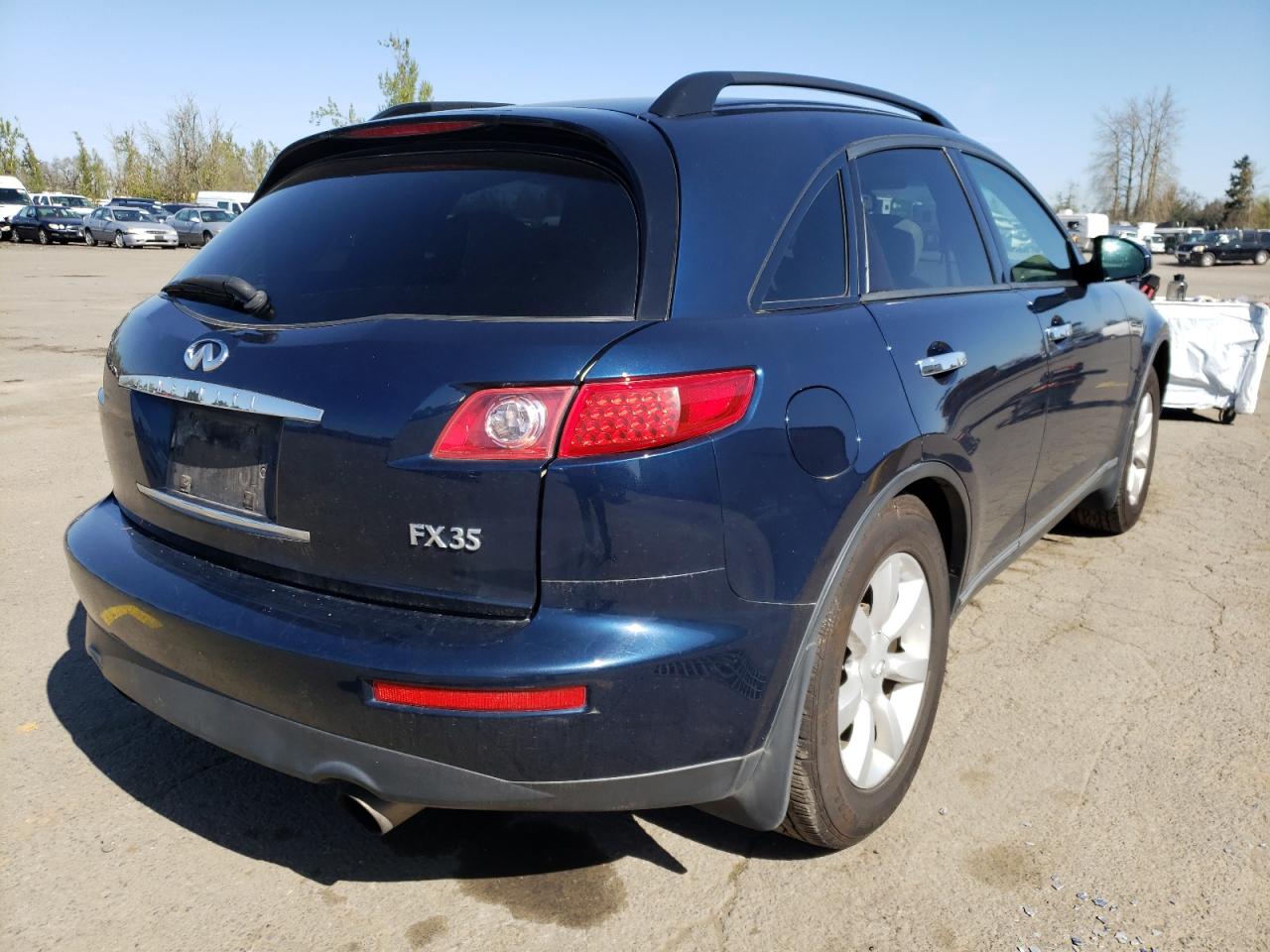 Photo 4 from auction – 2005 INFINITI FX35 with VIN JNRAS08W25X208693