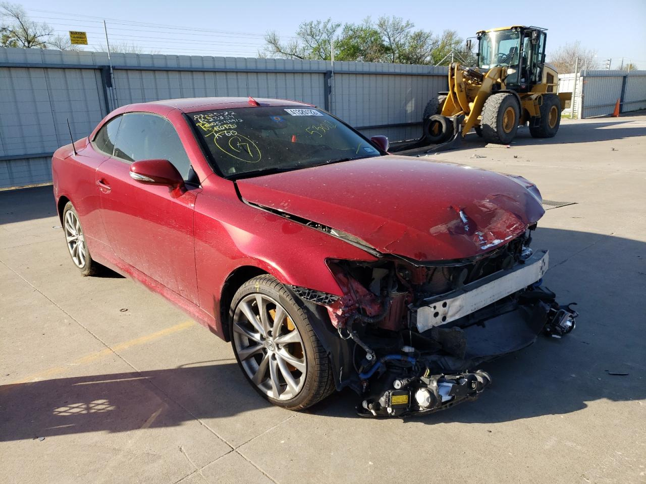 LEXUS IS 250 2014 with VIN JTHFF2C23E2530121 - Photo from auction