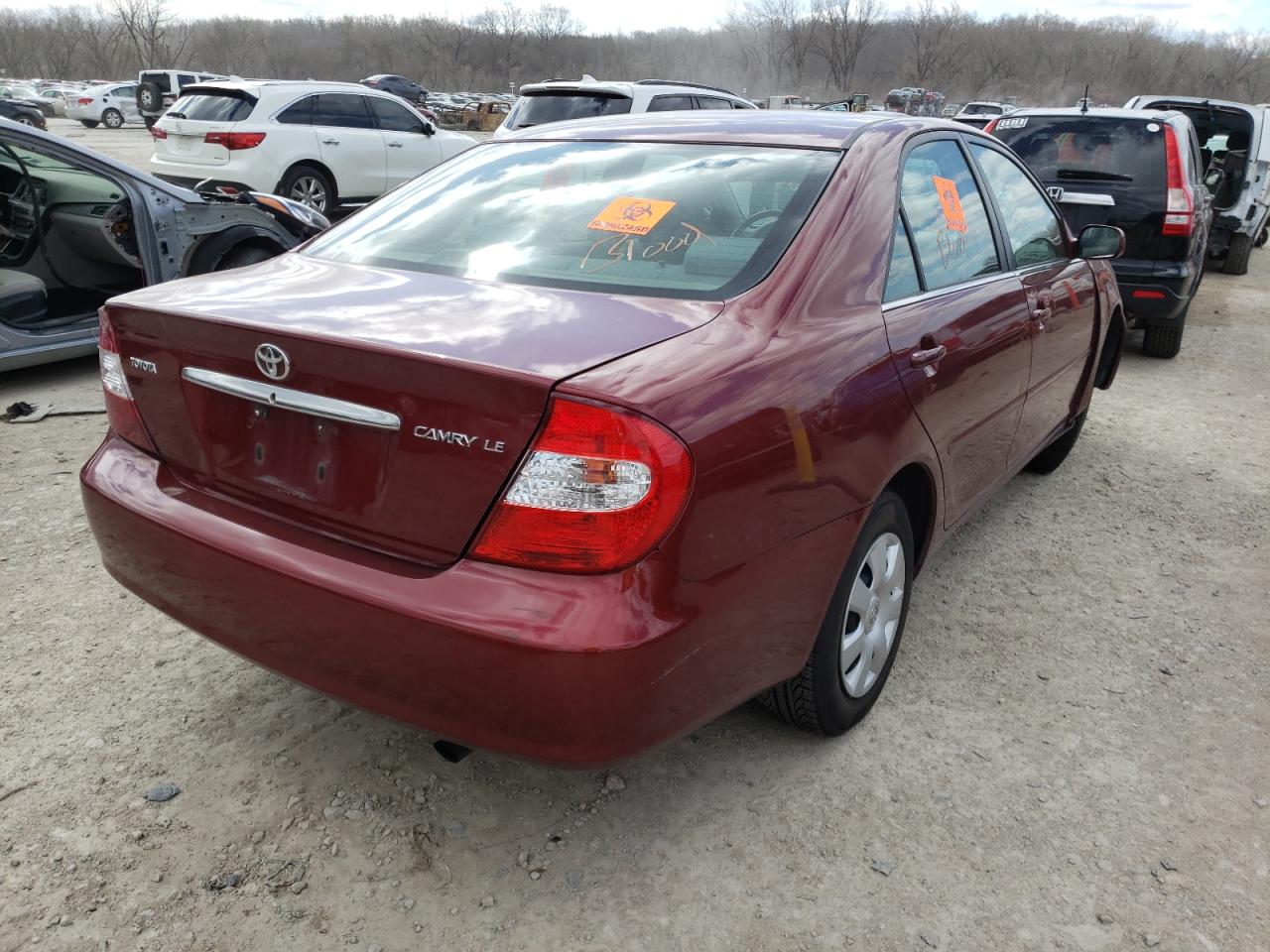 Photo 4 from auction – 2002 TOYOTA CAMRY LE with VIN 4T1BE32K22U564637