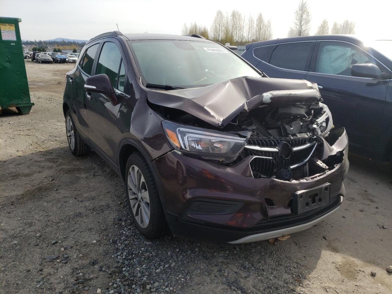 BUICK ENCORE PRE 2018 with VIN KL4CJASB5JB591943 - Photo from auction