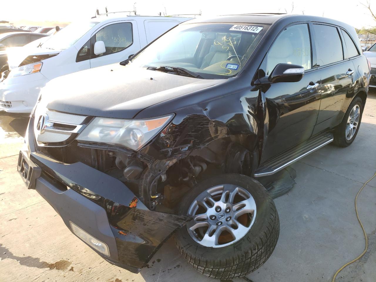Photo 9 from auction – 2008 ACURA MDX with VIN 2HNYD28248H539795