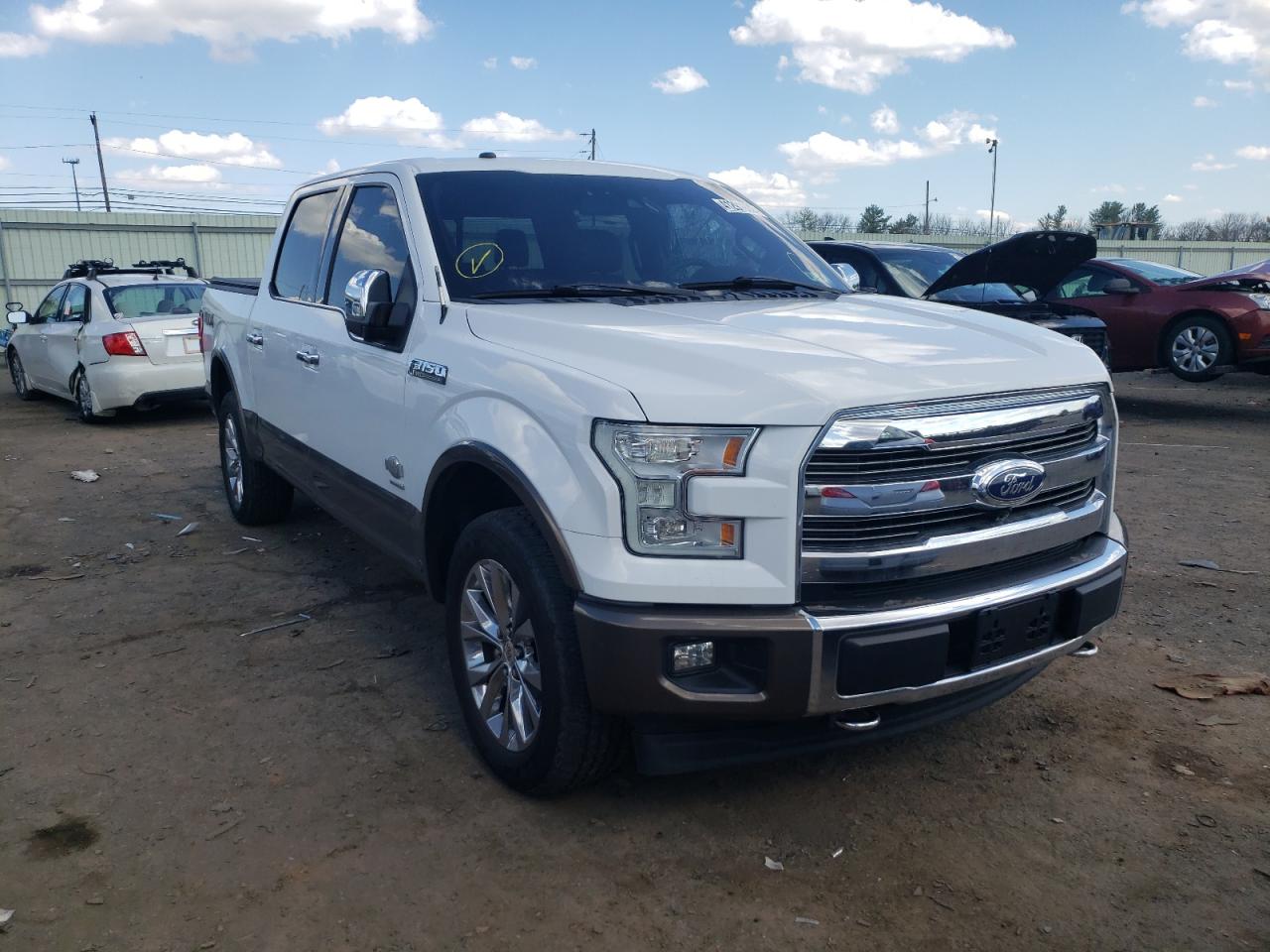 FORD F150 SUPER 2017 with VIN 1FTEW1EG6HFB80996 - Photo from auction