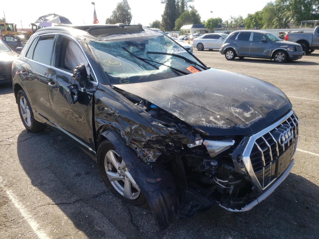 AUDI Q3 PREMIUM 2020 with VIN WA1AECF39L1027862 - Photo from auction