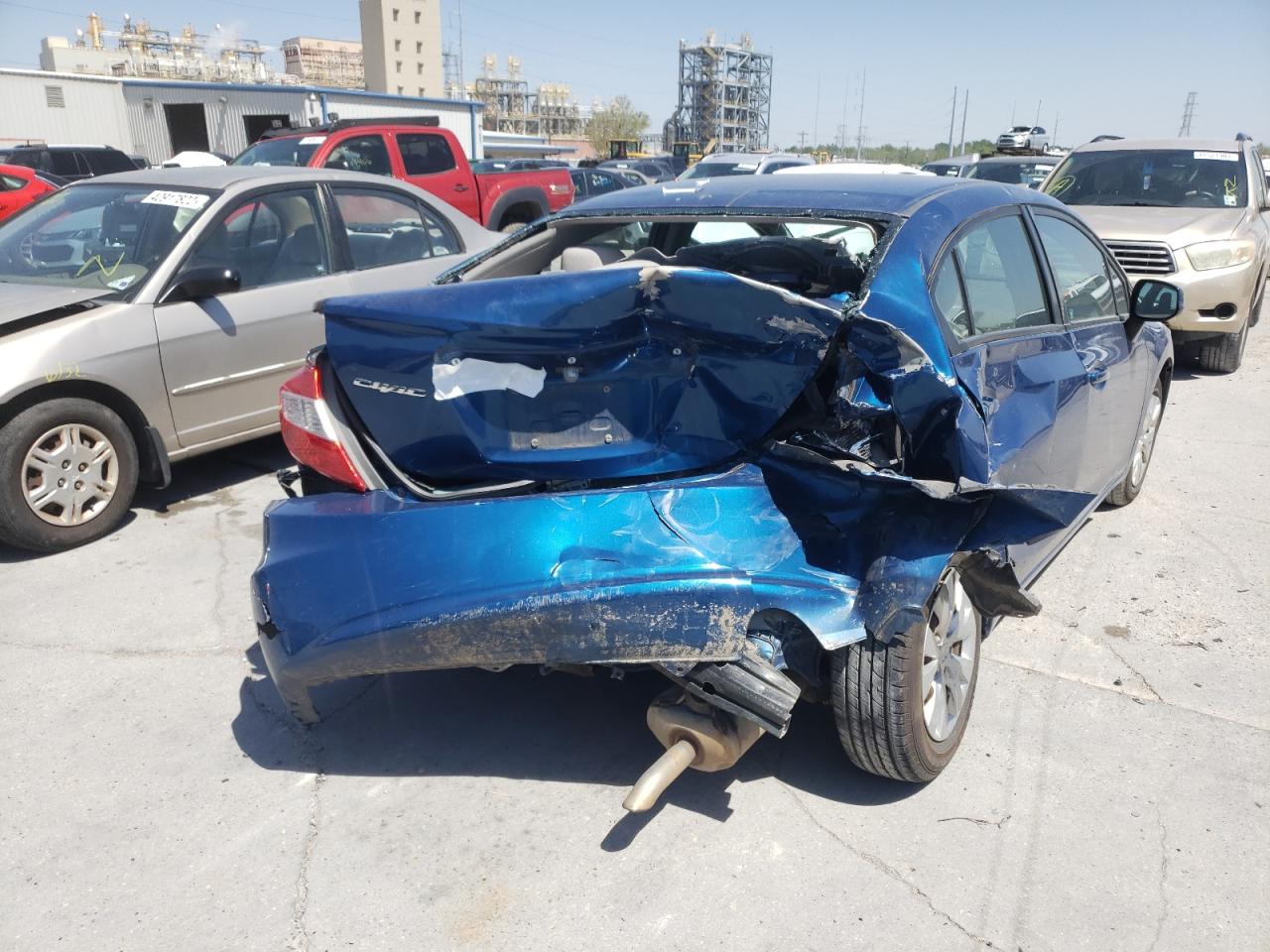 Photo 9 from auction – 2012 HONDA CIVIC LX with VIN 2HGFB2F50CH502298