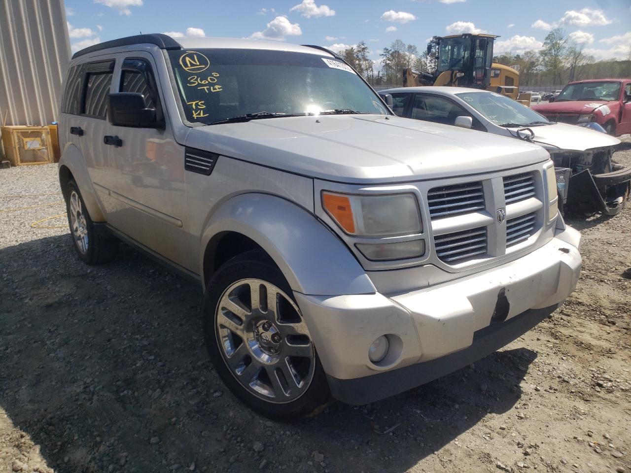 DODGE NITRO HEAT 2011 with VIN 1D4PT4GK1BW600212 - Photo from auction