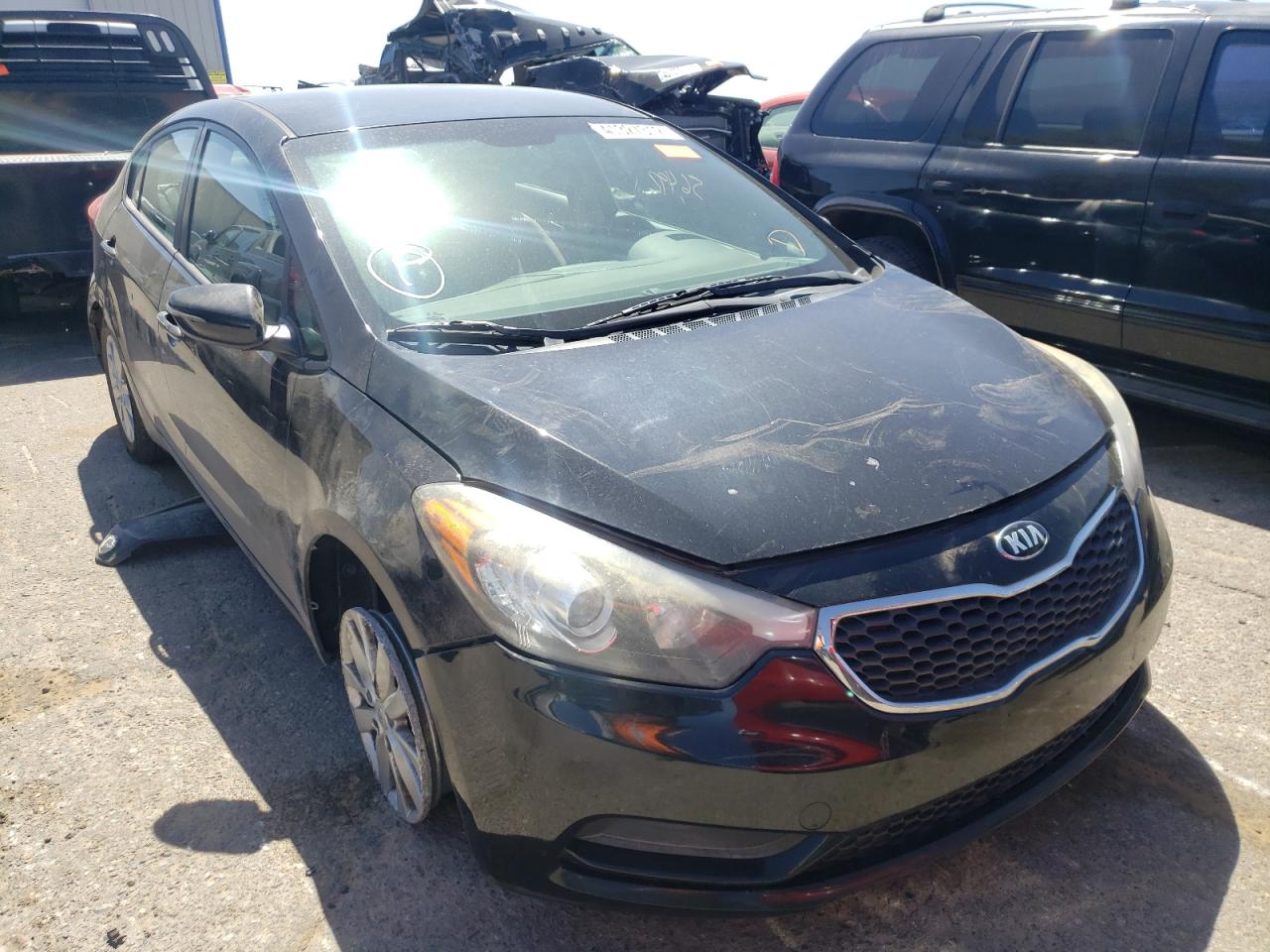 KIA FORTE LX 2015 with VIN KNAFX4A61F5378448 - Photo from auction