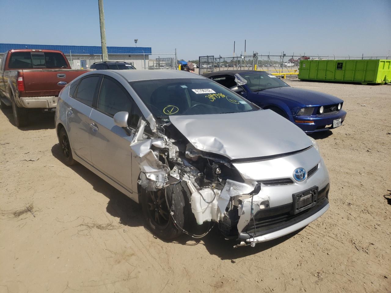TOYOTA PRIUS 2014 with VIN JTDKN3DU0E0384376 - Photo from auction