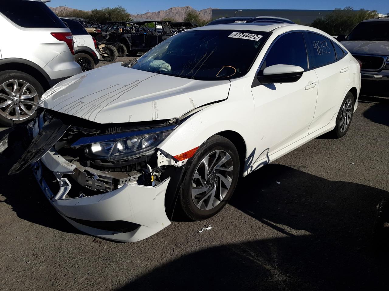 Photo 2 from auction – 2016 HONDA CIVIC EX with VIN 2HGFC2F79GH521341