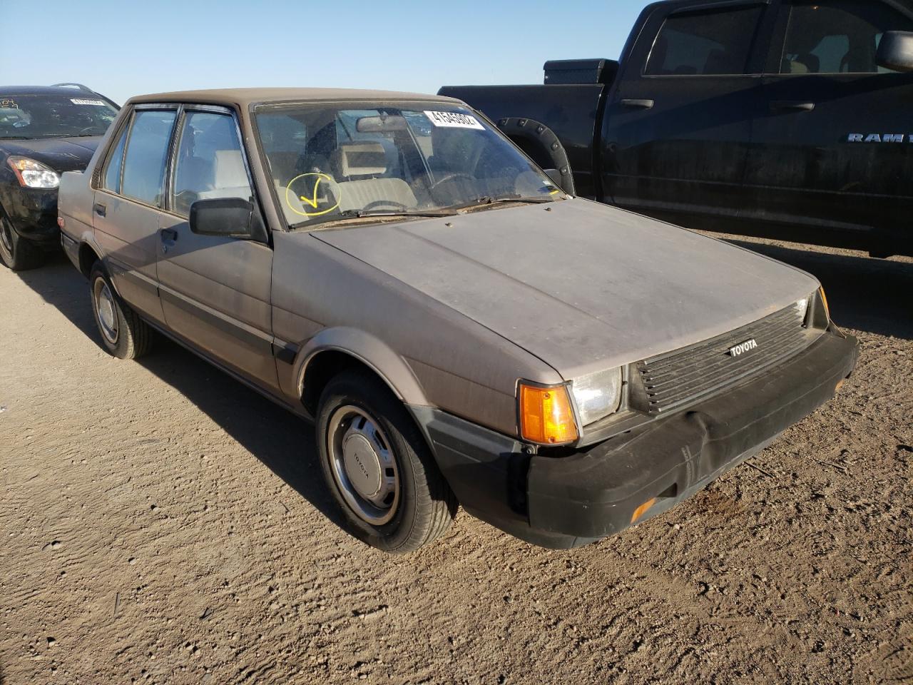 TOYOTA COROLLA LE 1984 with VIN JT2AE83E9E3084104 - Photo from auction