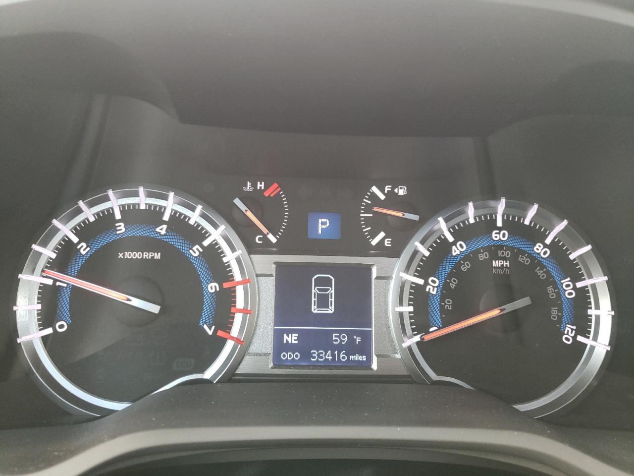 Photo 8 from auction – 2019 TOYOTA 4RUNNER SR with VIN JTEBU5JR7K5674848